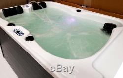 New Two 2 Person Hydrotherapy Bathtub Hot Bath Tub Whirlpool Heated Outdoor Spa