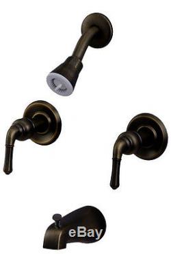 Oil Rubbed Bronze 2 Handle Tub & Shower Faucet 34528