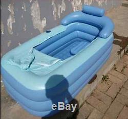 Outdoor Inflatable Adult Bath Bathtub Portable Foldable Bathroom Indoor Hot Tub