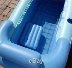 Outdoor Inflatable Bath Bathtub Adult Portable Foldable Bathroom Sun Bed Hot Tub
