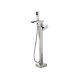 Ove Decors Infinity Free Standing Bath Tub Faucet In Brushed Nickel Finish