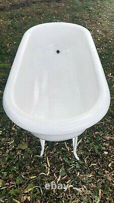 PORCELAIN Enamel baby bath tub, laudry basin, farmhouse sink, wash stand