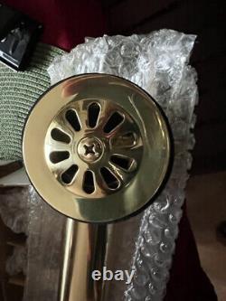 Polished Brass leg tub drain