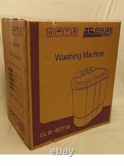 Portable 230v Mini Twin Tub Washing Machine For Caravan Motorhomes Spin Dryer