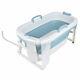 Portable Bathtub Baby Adult Folding Tub Soft Spa Household Bathtub Shower New
