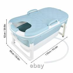 Portable Bathtub Blue Collapsible Bathtub Home SPA Baby Tub For Shower Room TS