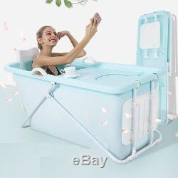 Portable Bathtub Folding Insulated Adults Inflatable Straight Leg Food Grade Non