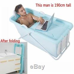 Portable Bathtub Folding Insulated Adults Inflatable Straight Leg Food Grade Non
