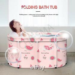 Portable Bathtub Water Tub Folding Adult Spa Bath Bucket Indoor Home Bath Barrel