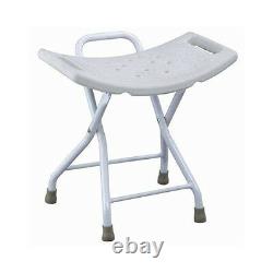 Portable Folding Shower Chair Bathtub Seat without Back Lightweight Shower Chair