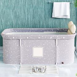 Portable Folding Tub Bucket Kit Soaking Standing Bathtub Family Bathroom NIU