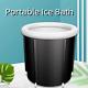 Portable Ice Bath Tub For Athletes Cold Water Therapy Hot Tub Folding Bathtub