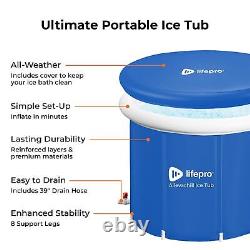 Portable Ice Bath Tub with Cover and Storage Bag Home & Travel Ice Bath Tub