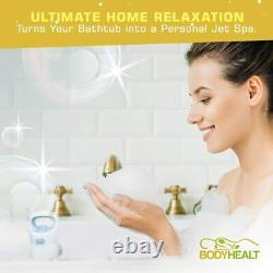 Portable Whirlpool Jet Home Spa Bath Tub Stress Relief 2 Levels Massage Bubbles