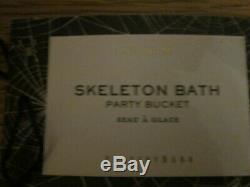 Pottery Barn Walking Dead Skeleton Bath Party Ice Bucket Halloween Tub NEW withPkg