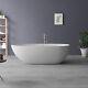 Precious 69in Freestanding Bathtub Soaking Spa Stand Alone Tub Solid Surface