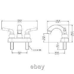RV Bathroom Faucet and Tub Shower Valve with Hand Shower Combo Brushed Nickel