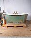 Rare Antique 19th Century French Cast Iron Freestanding Restored Bathtub