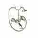 Rohl A1401lppn Rohl Bath Exposed Wall Mounted Tub Shower Mixer Polished Nickel