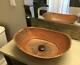 Rustic Vintage Industrial Copper Above Counter Bathroom Bathtub Sink Renovation