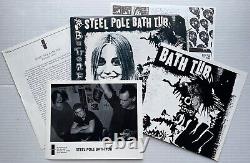 STEEL POLE BATH TUB Butterfly Love 1989 US LP + POSTER + PRESS KIT Boner NOISE
