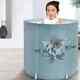 Sauna Portable Bathtub For Adult Baby Bath Tub Nylon Cloth Bracket Bath Bucket F