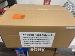 Set Of 4 Dragon Clawfoot Claw Feet Silver for Bathtub BT0158 BT0159 BT0309