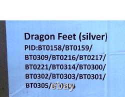 Set Of 4 Dragon Clawfoot Claw Feet Silver for Bathtub BT0158 BT0159 BT0309