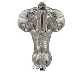 Signature Hardware Brushed Nickel FF Imperial Feet-Set of Four
