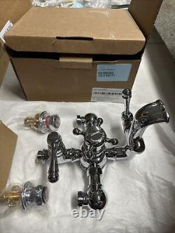 Signature Hardware Exposed Thermostatic Tub and Shower Faucet Chrome