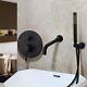 Sink Bath Tub Faucet Hot Cold Mixer Tap Wall Mount Faucets Hand Shower Bathroom