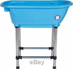 Small Portable Bath Tub For Dogs and Cats (Blue) Dog Pet Grooming