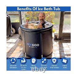 Susbie Large Inflatable Ice Bath Tub for Athletes with Cover-Multiple Layered