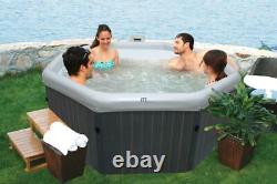 Tuscany Acrylic Look Inflatable Hot Tub Spa Home Holiday Family Fun 4/6 Bathers