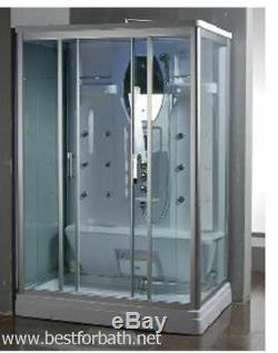 Two Person Steam Shower, Aromatherapy, Whirlpool, Bluetooth, USA Warranty