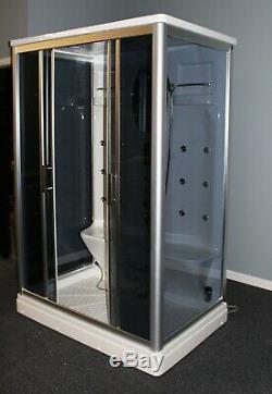 Two Person Steam Shower, Aromatherapy, Whirlpool, Bluetooth, USA Warranty