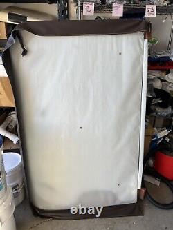 Used Hot Springs Spa Cover Brown 7' X 65 X 2.5