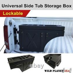 Ute Tub Lockable Universal Side Tool box Ute fit Hilux Navara Dmax Ranger Swing