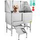 Vevor 50 Pet Dog Grooming Bath Tub Stainless Steel Wash Station Professional