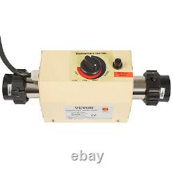 VEVOR Electric Water Heater Thermostat 3KW 220V Mini Swimming Pool SPA Hot Tub