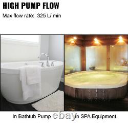 VEVOR Swimming Pool Pump Whirlpool Circulation Pump Jet Pump Hottub SPA Bathtub