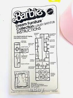 Vintage 1979 Barbie Dream Furniture Luxury Bathtub withBox & 1966 Barbie