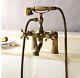 Vintage Retro Antique Brass Bathroom Clawfoot Bath Tub Faucet Hand Shower Taps
