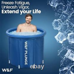 W&F EXTRA LARGE & DURABLE Portable Ice Bath Tub for Athletes Extra Large