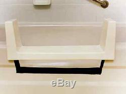 Walk-In Bath Tub Shower Easy Step-Through Insert DIY Kit White Free Shipping