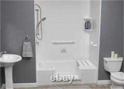 Walk-In Bath Tub Shower Step-Through Insert DIY Kit Handicap Disabled FREE SHIP