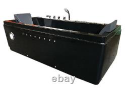 Whirlpool Bathtub Black Hot Tub Double Pump Hydrotherapy 2 two persons MARILYN