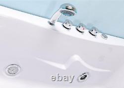 Whirlpool Bathtub Hot Tub 16 jets Hydrotherapy 2 two persons Double Pump ELITE