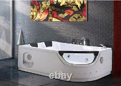 Whirlpool Bathtub Hot Tub 16 jets Hydrotherapy 2 two persons Double Pump LUNA