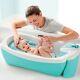 Whirlpool Bubbling Spa & Shower Infant Baby Toddler Wash Shower Bath Tub Blue